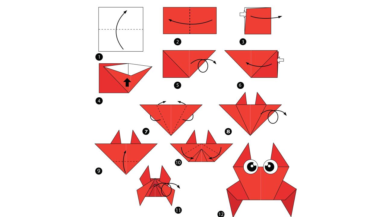 Оригами из бумаги для детей 7-8 лет