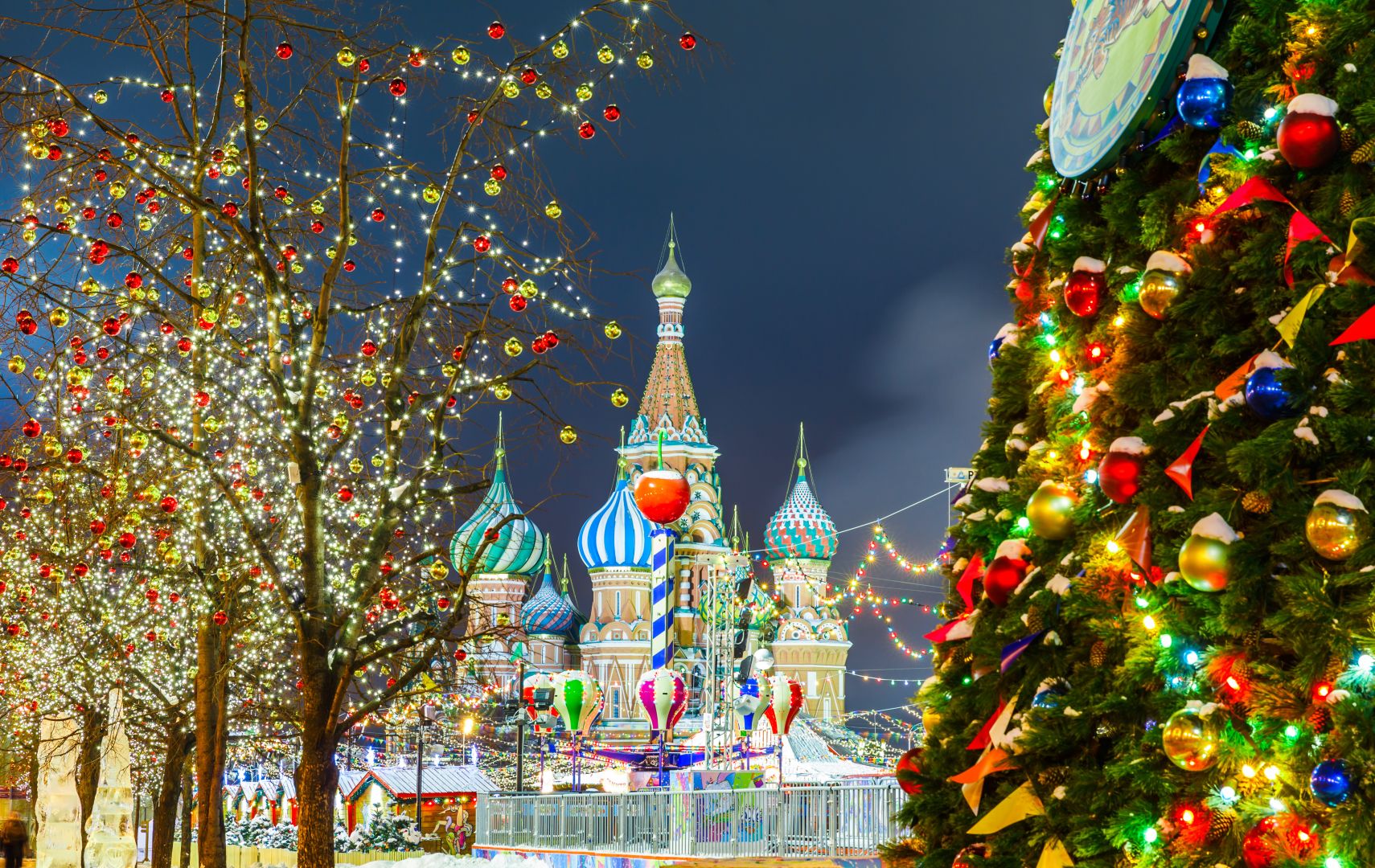 Москва на рождество